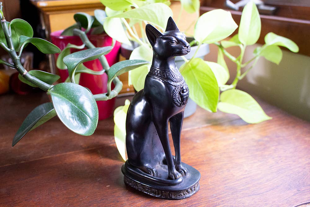 Bastet Cat Statues - Black - Egyptian Goddess