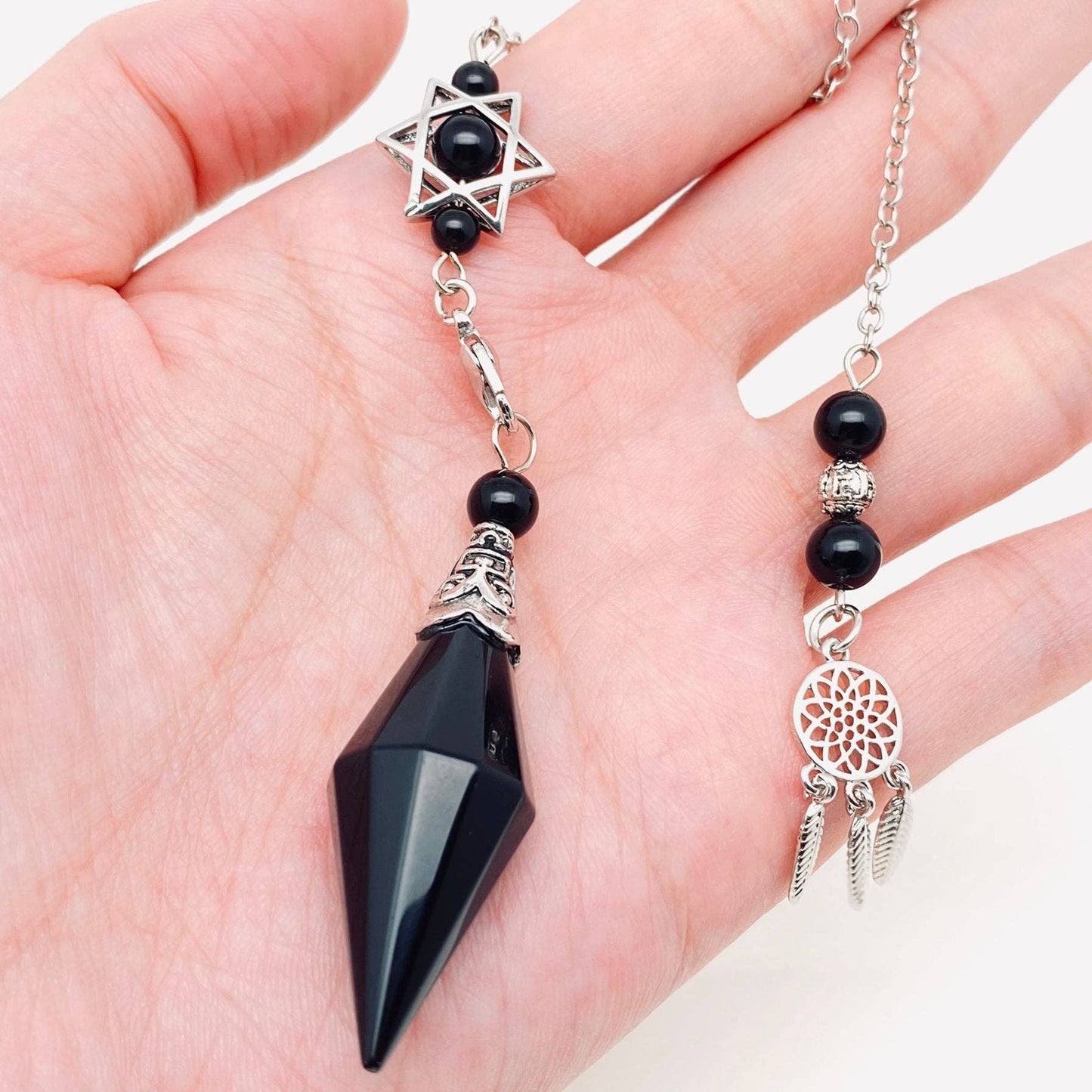 Dream Catcher Chain Conical Chakra Pendulum Charms