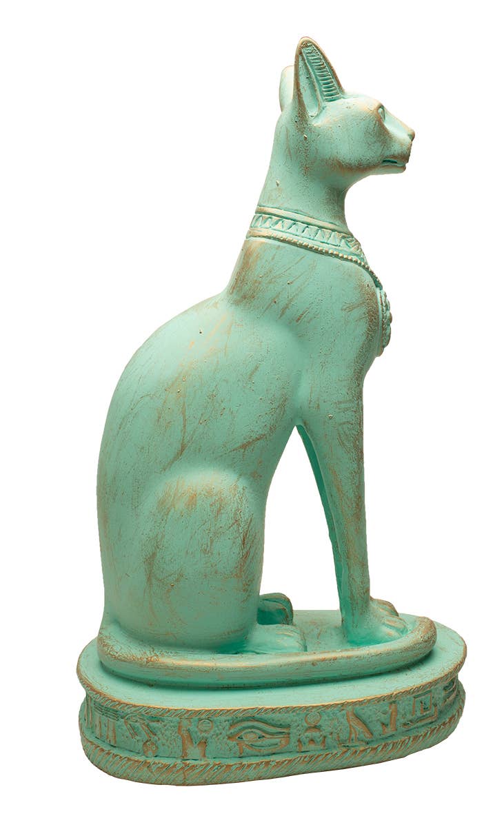 Bastet Cat Statues - Patina - Egyptian Goddess