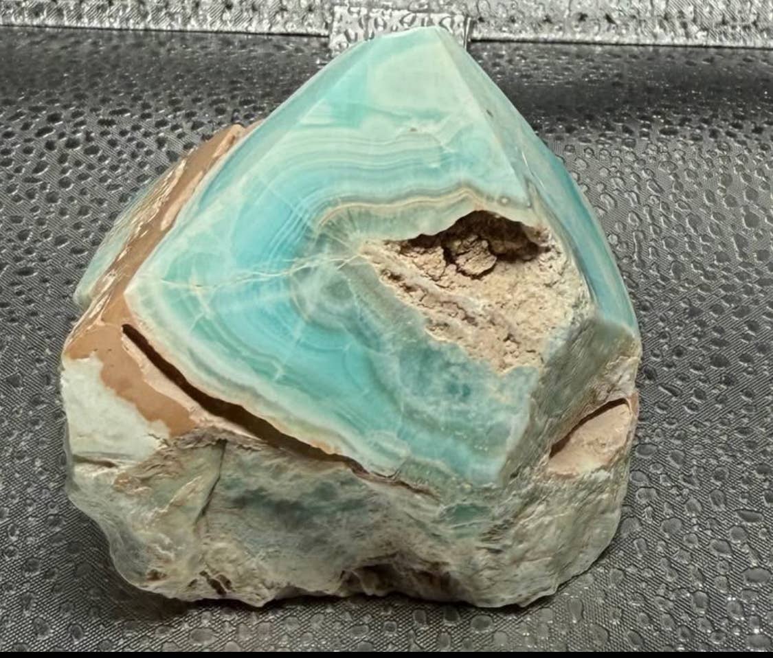 Seafoam Calcite Rough Points