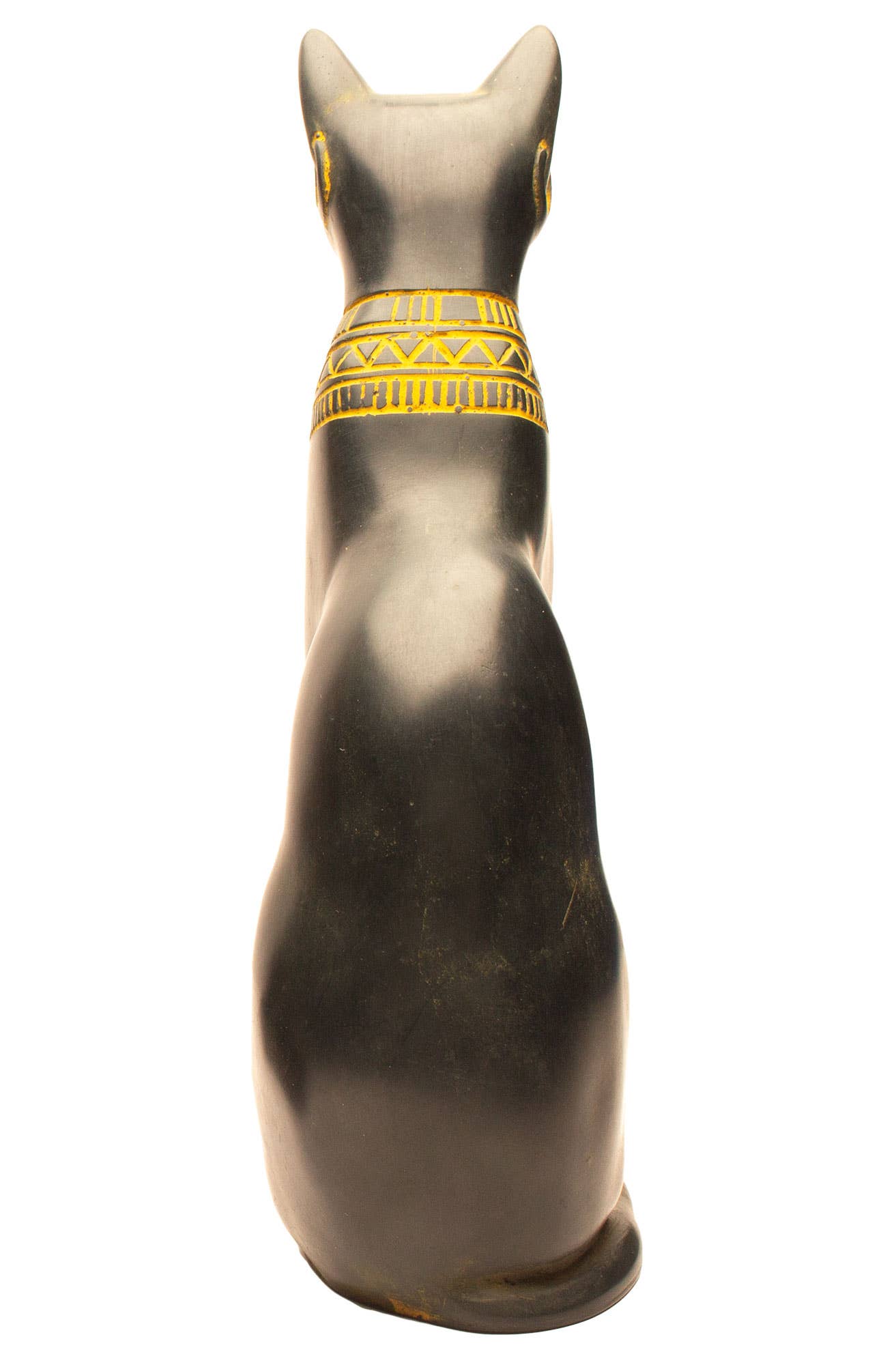Fine Bastet Cat Antique Gold - 7"
