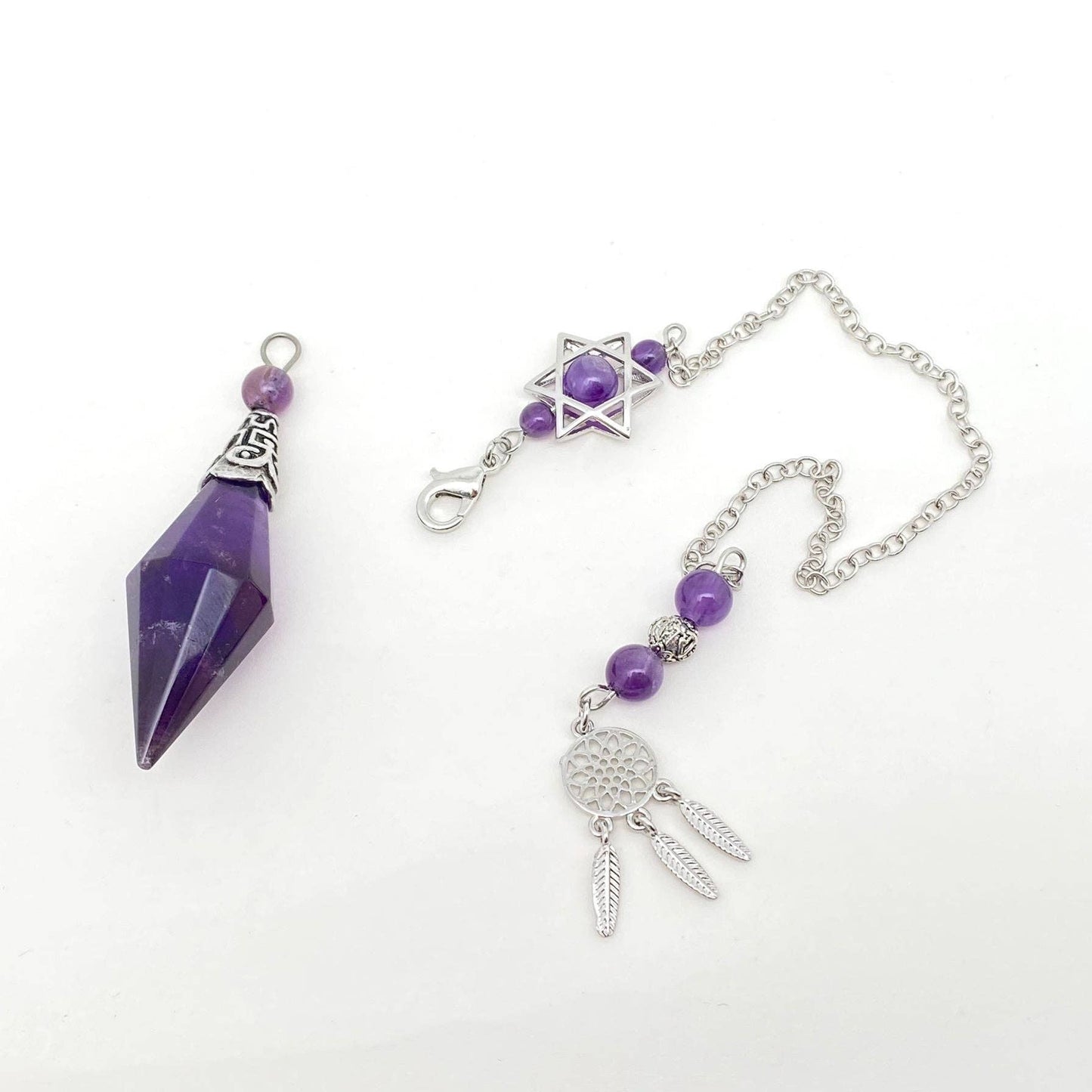 Dream Catcher Chain Conical Chakra Pendulum Charms