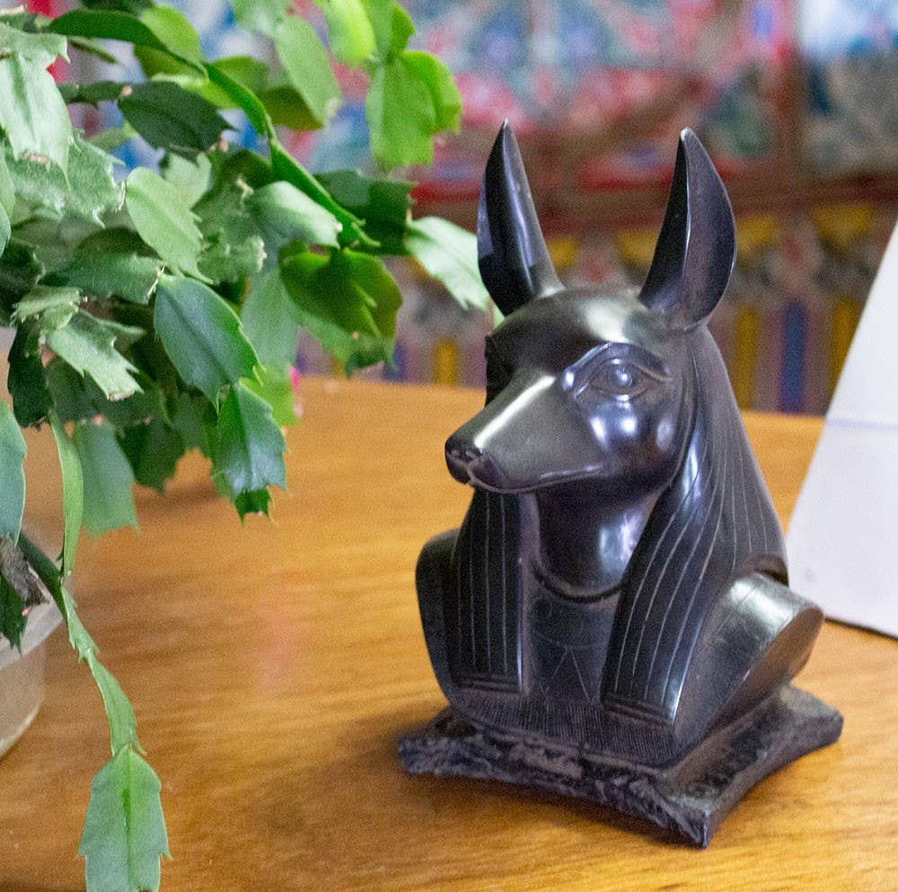 Anubis Bust - Black - 7"