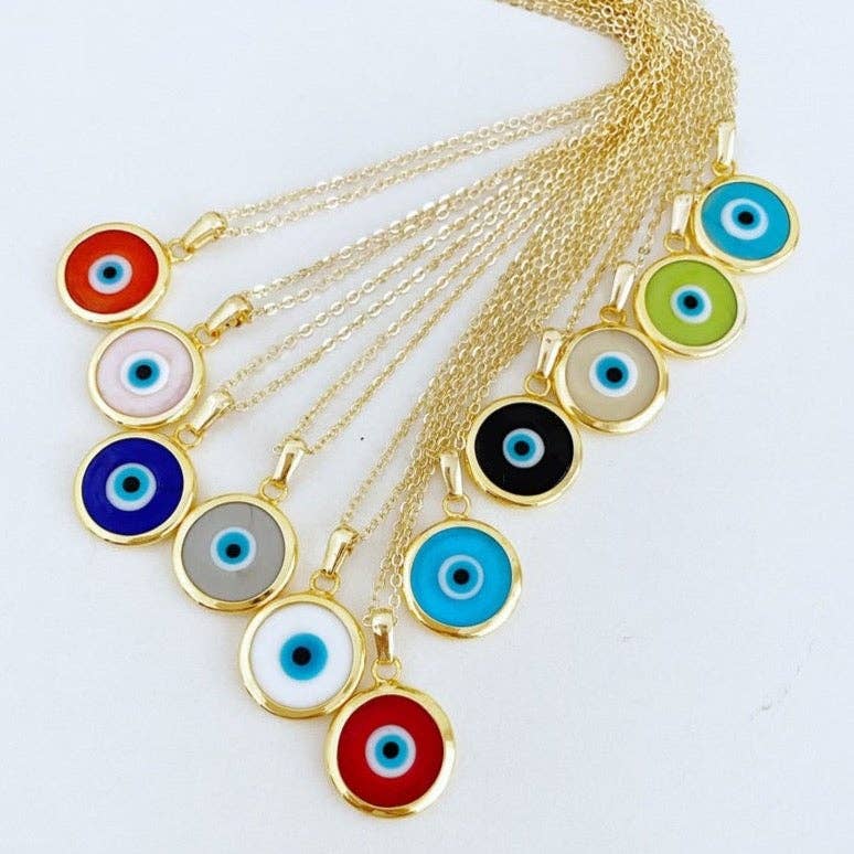 Murano Glass Evil Eye Necklace