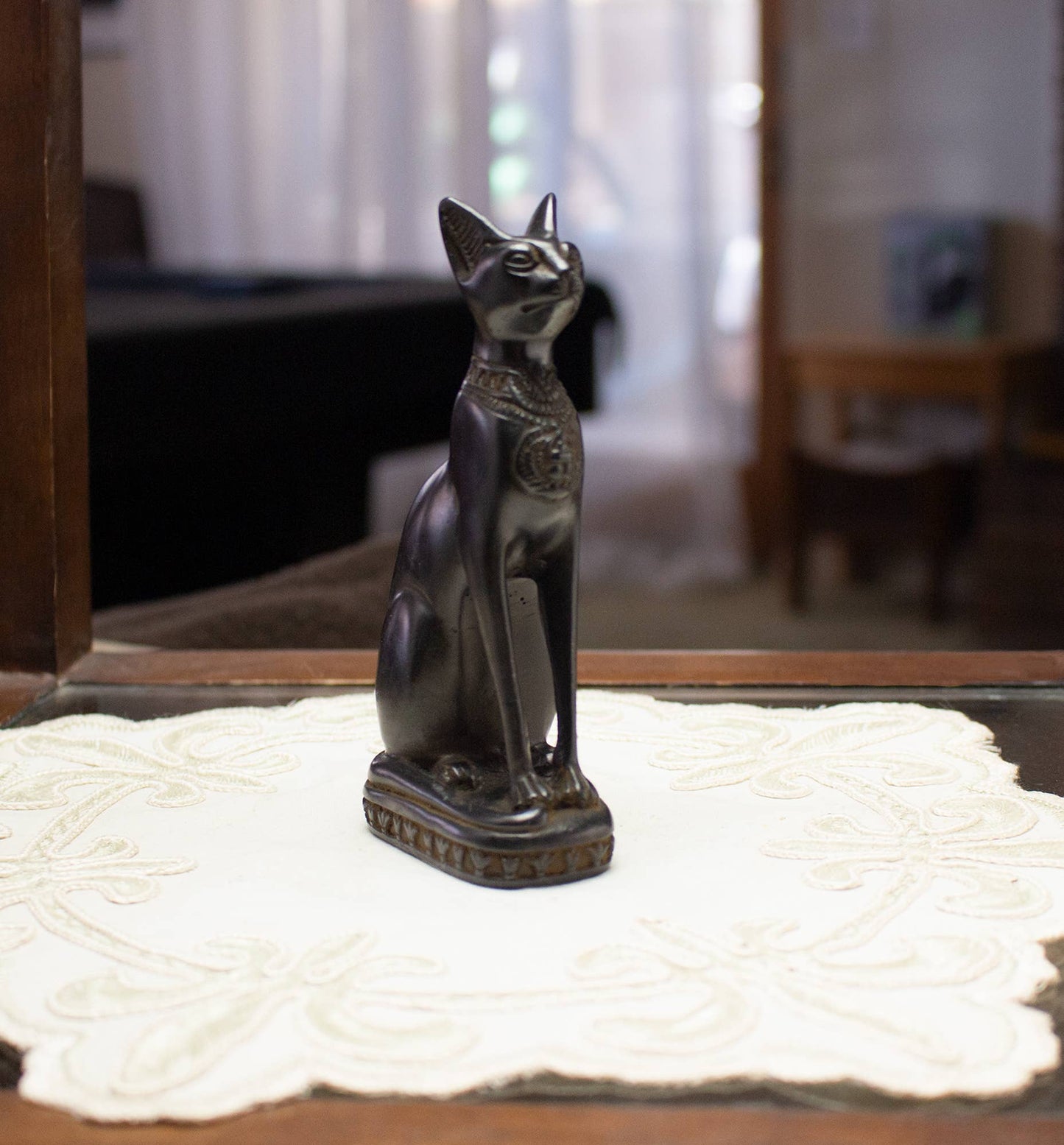 Bastet Cat Statues - Black - Egyptian Goddess