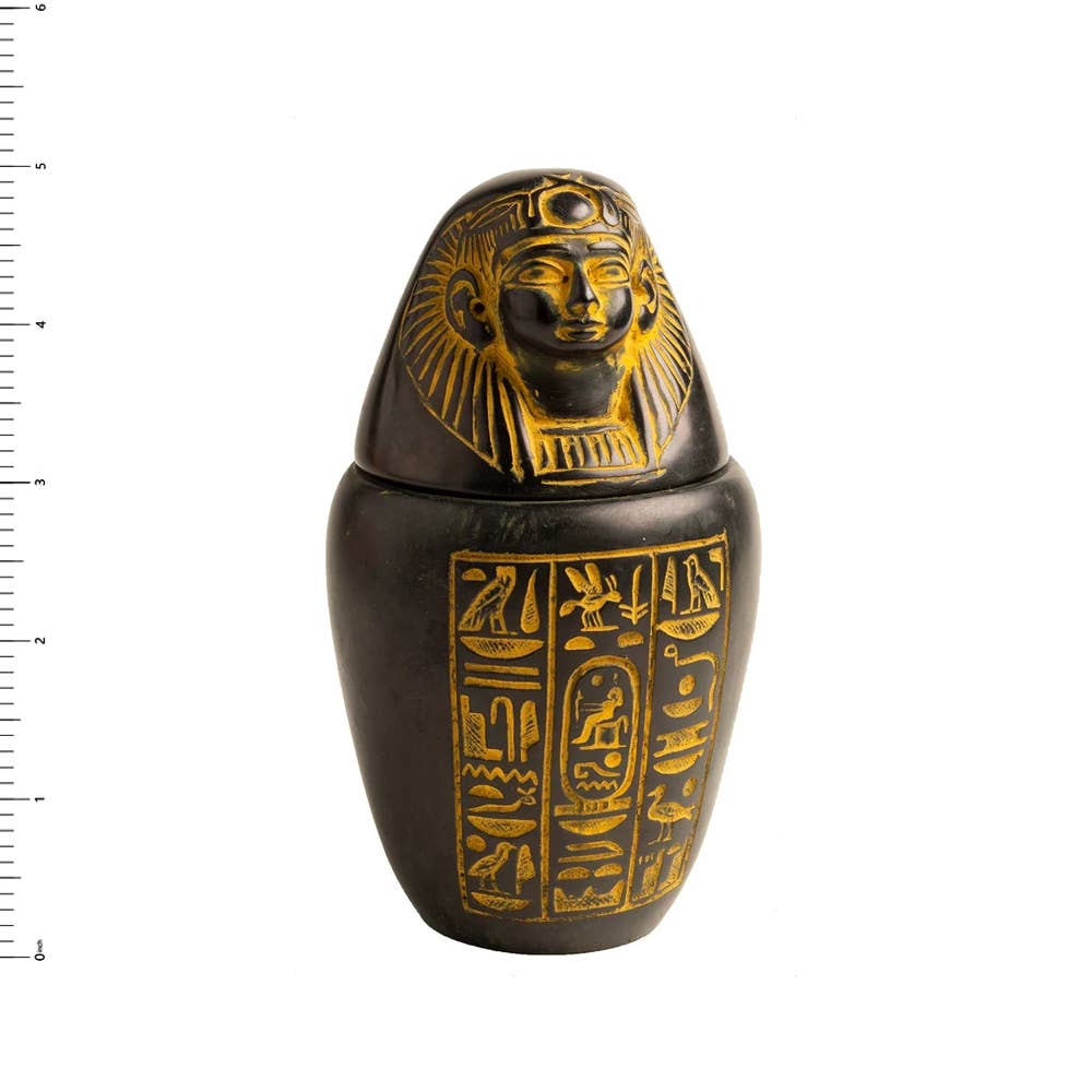 Canopic Jar Antique Gold - Imsety - 5"