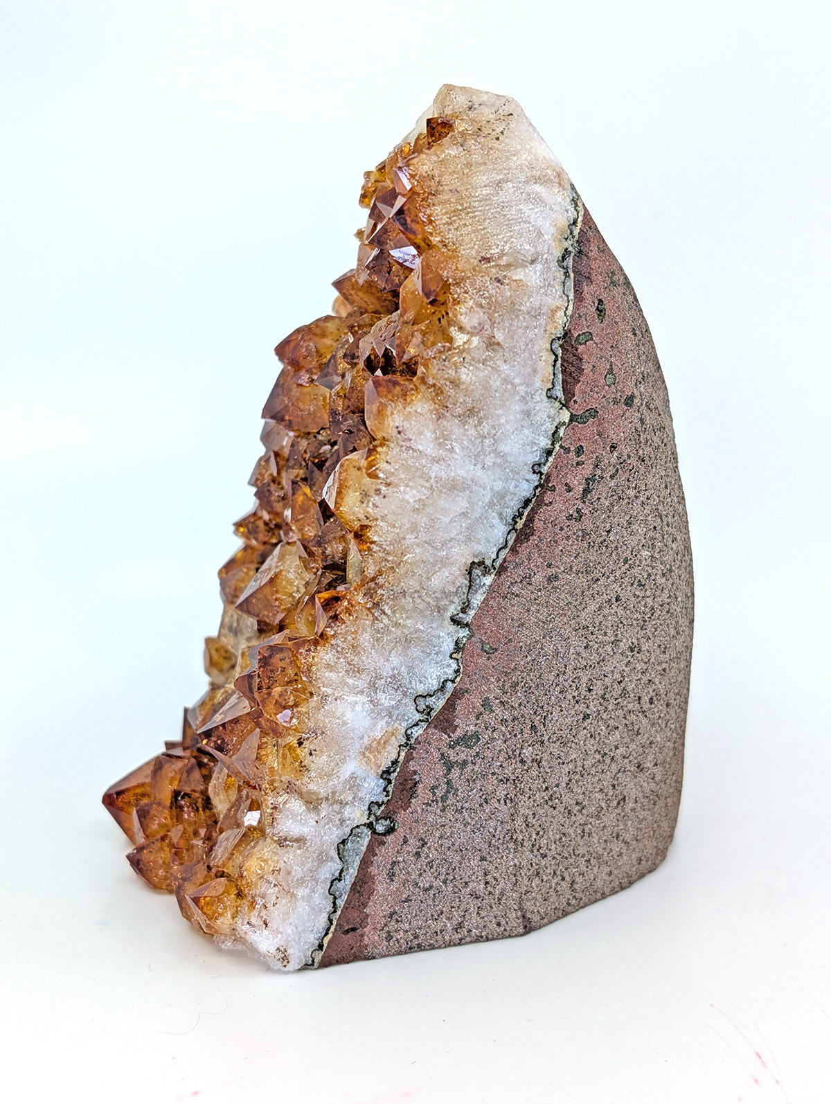 Citrine Cut Base Standing