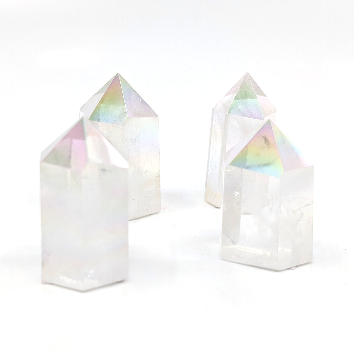 Angel Aura Clear Quartz Obelisk Towers - 1pc.