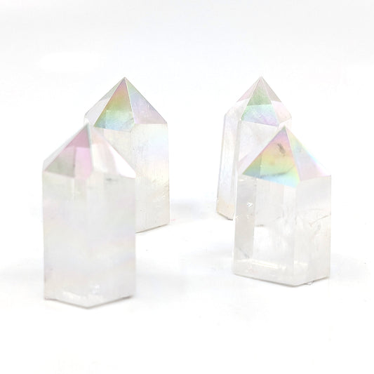 Angel Aura Clear Quartz Obelisk Towers - 1pc.
