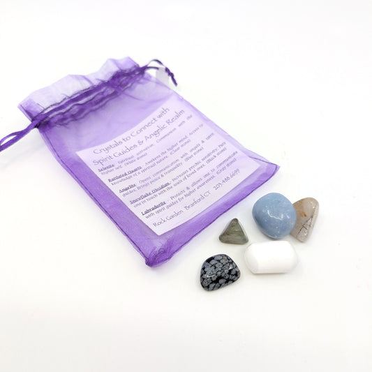 Spirit Guides & Angelic Realm Energy Stone Pouch