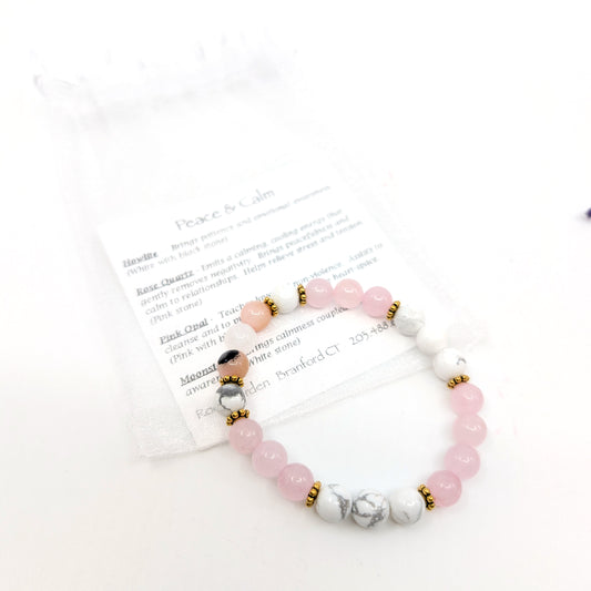 Peace & Calm Energy Stone Pouch