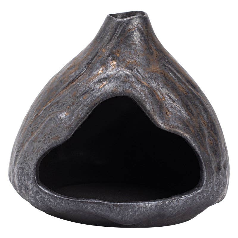 Gilded Iron Glaze - Volcano Fireplace