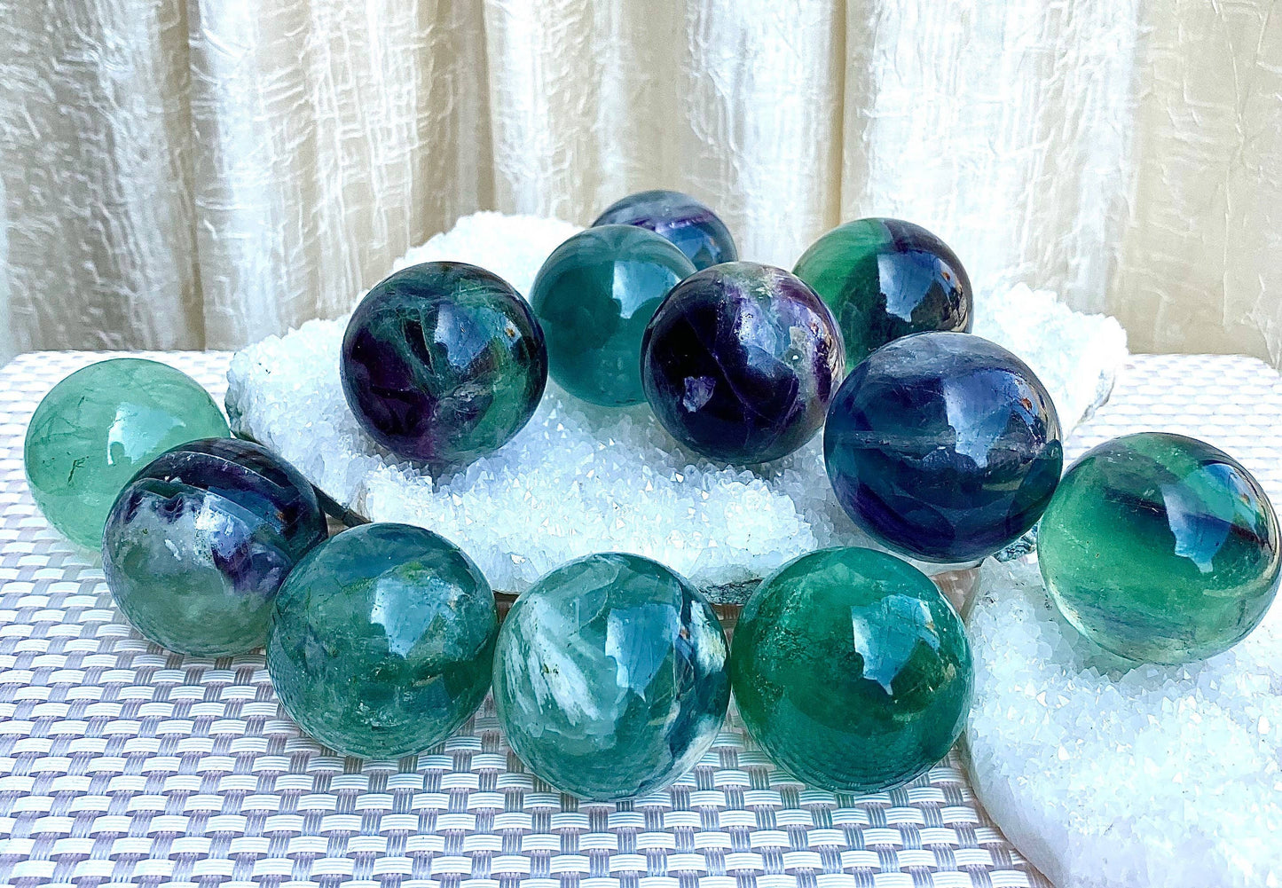 Natural Fluorite Sphere 35mm