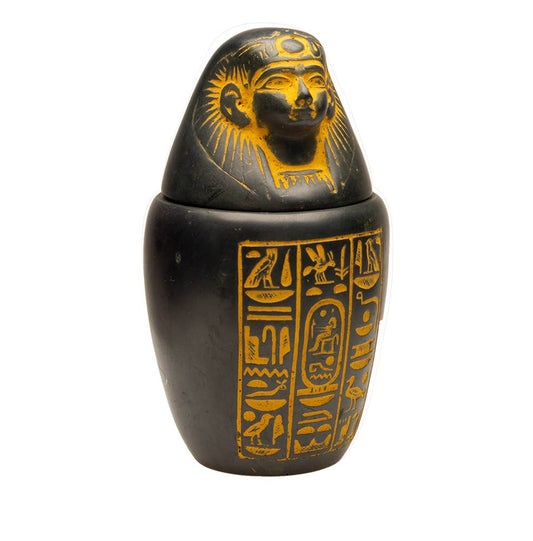 Canopic Jar Antique Gold - Imsety - 5"