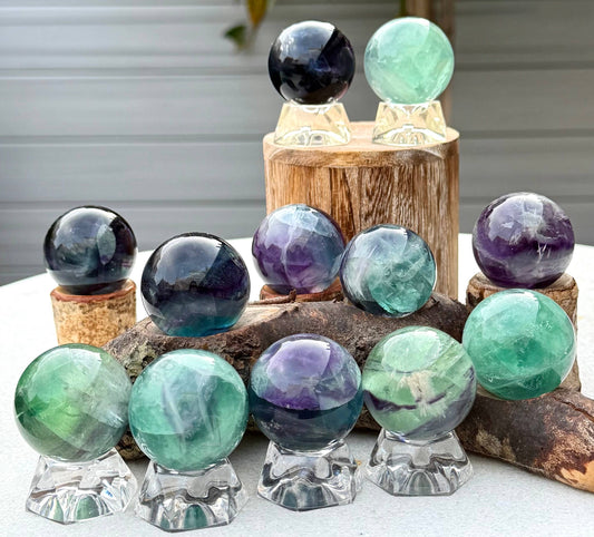 Natural Fluorite Sphere 35mm