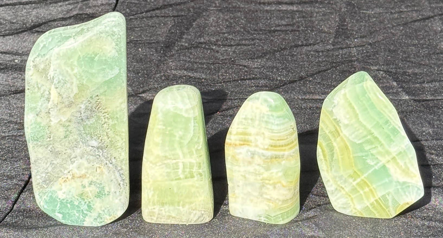 Pistachio Calcite Freeforms