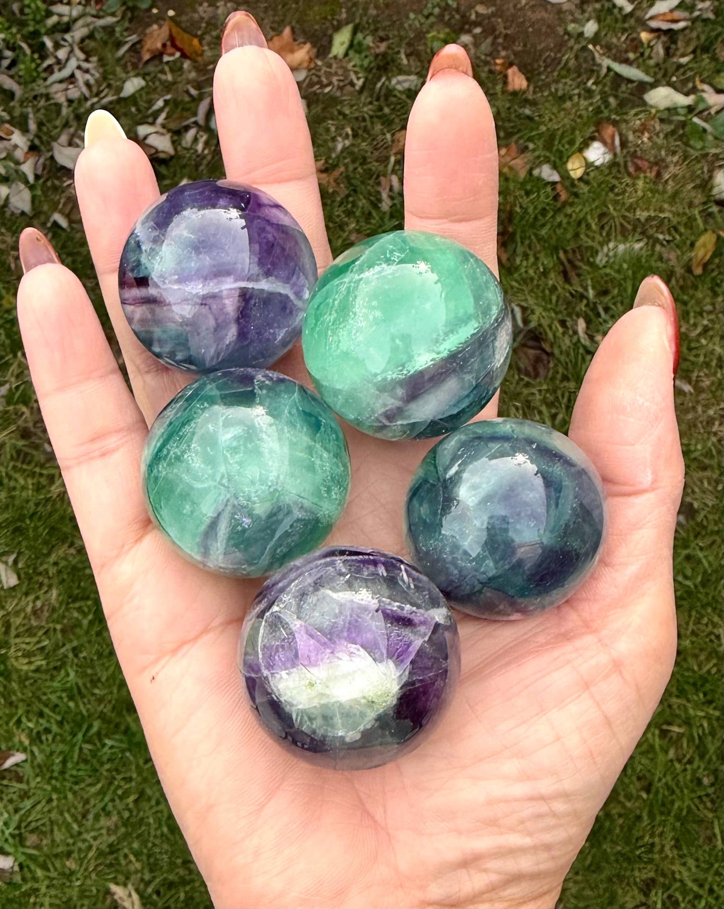 Natural Fluorite Sphere 35mm