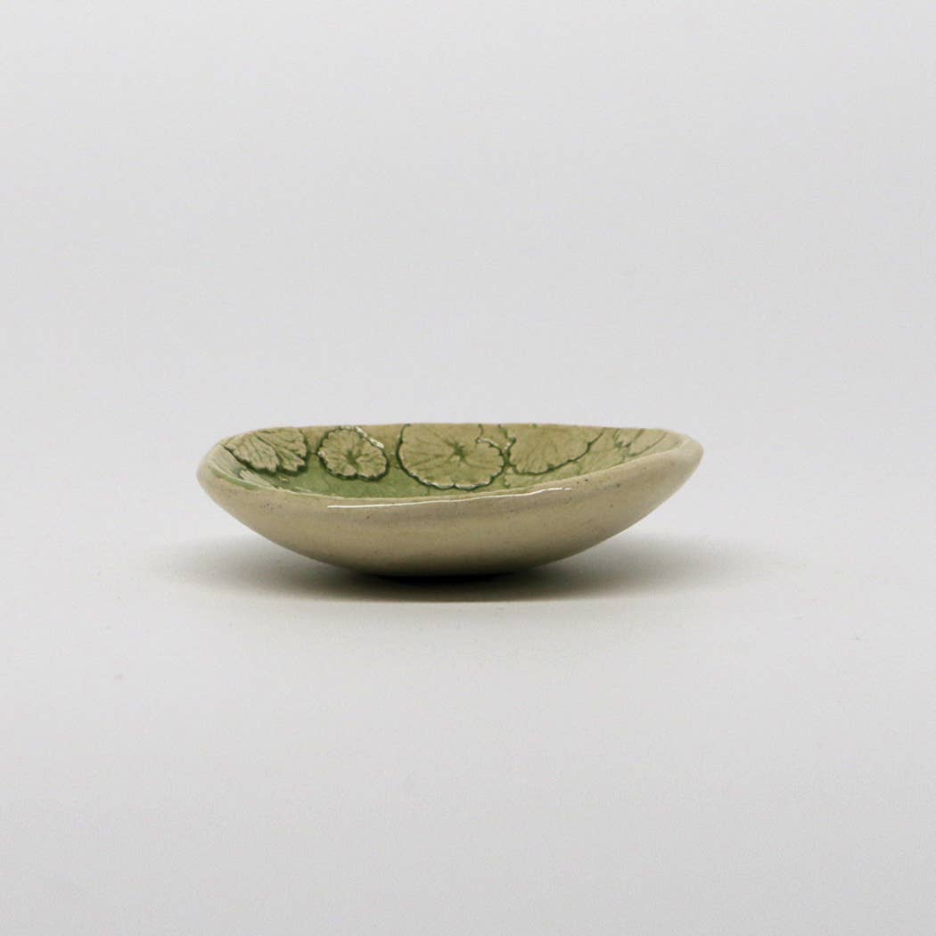 Pottery Dish Bowl - Ground Ivy Handmade USA