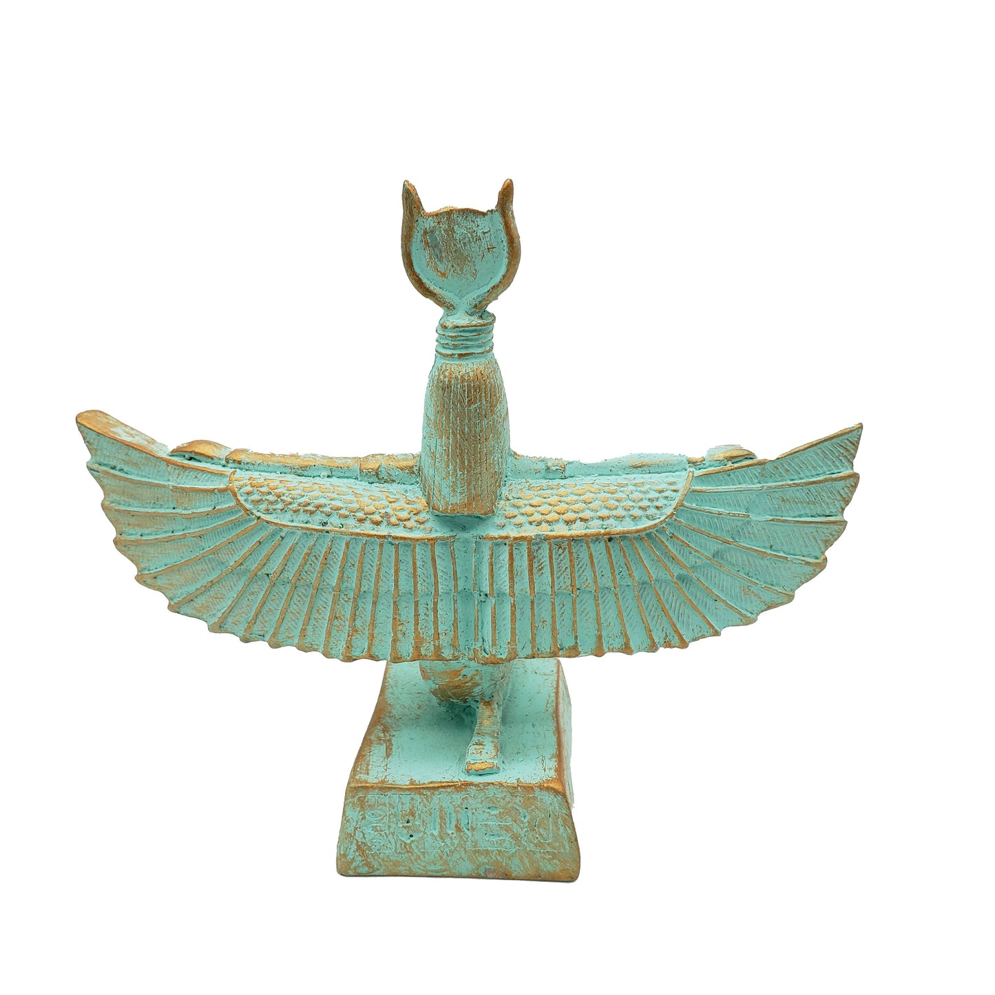 Winged Isis Patina - 6"