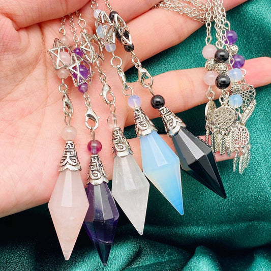 Dream Catcher Chain Conical Chakra Pendulum Charms