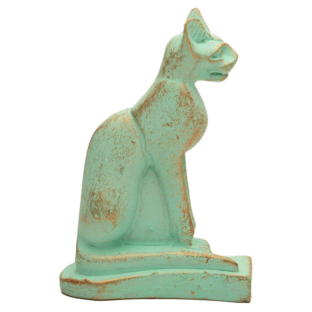 Bastet Cat Statue Patina Mini - 3"