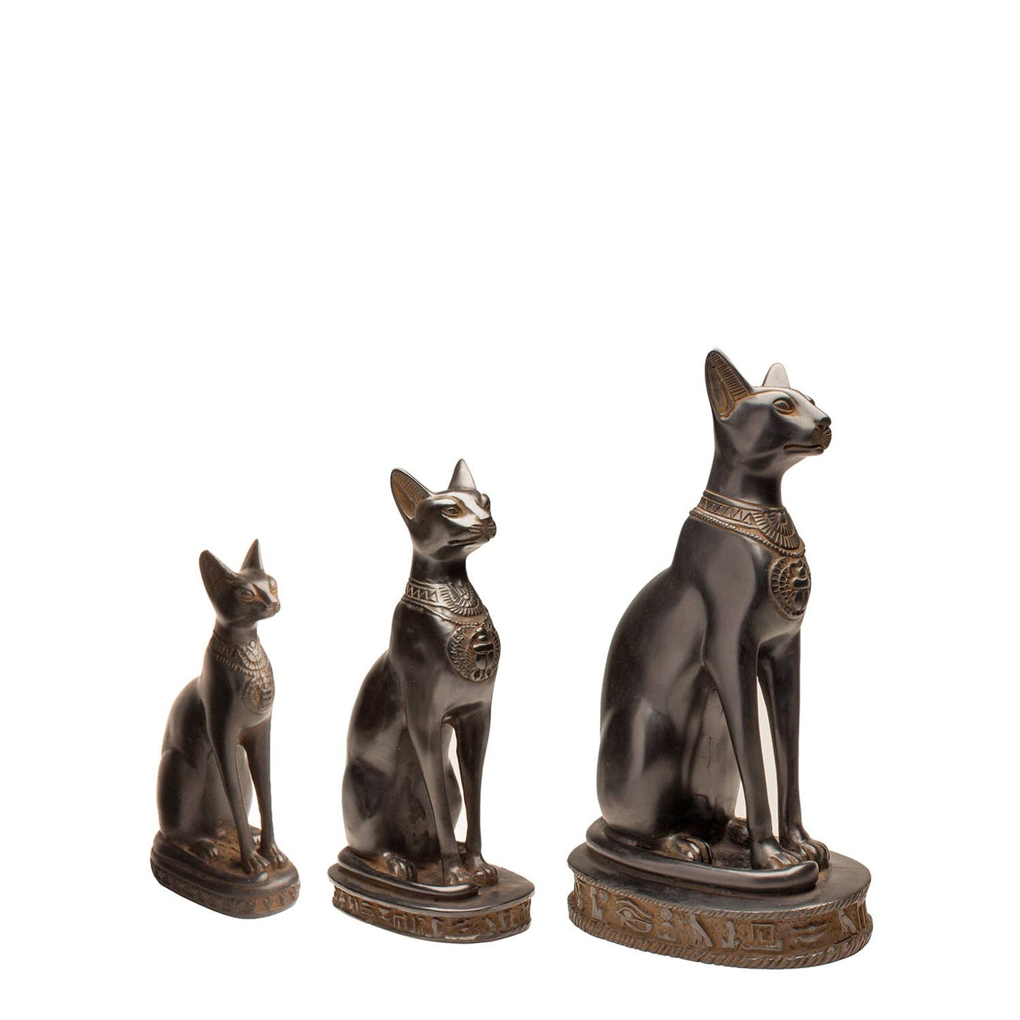 Bastet Cat Statues - Black - Egyptian Goddess