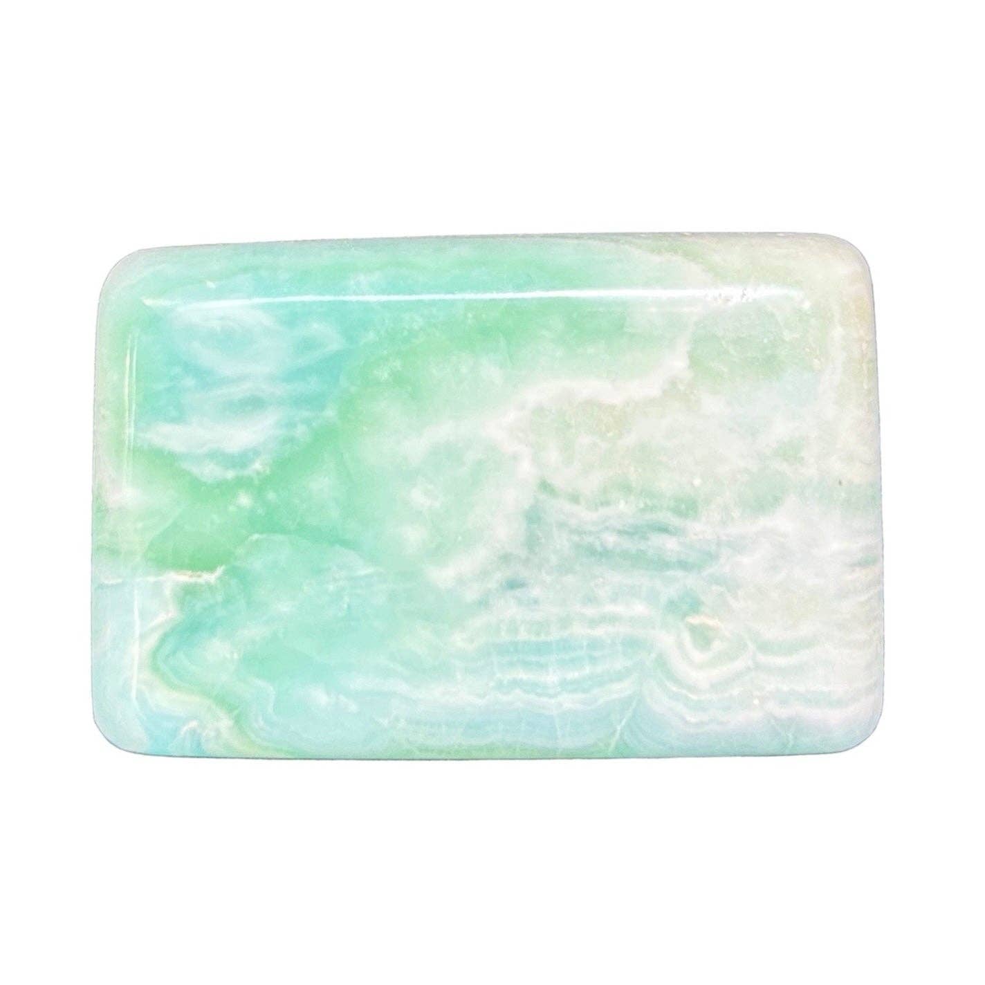 Seafoam Calcite Rectangle Soaps