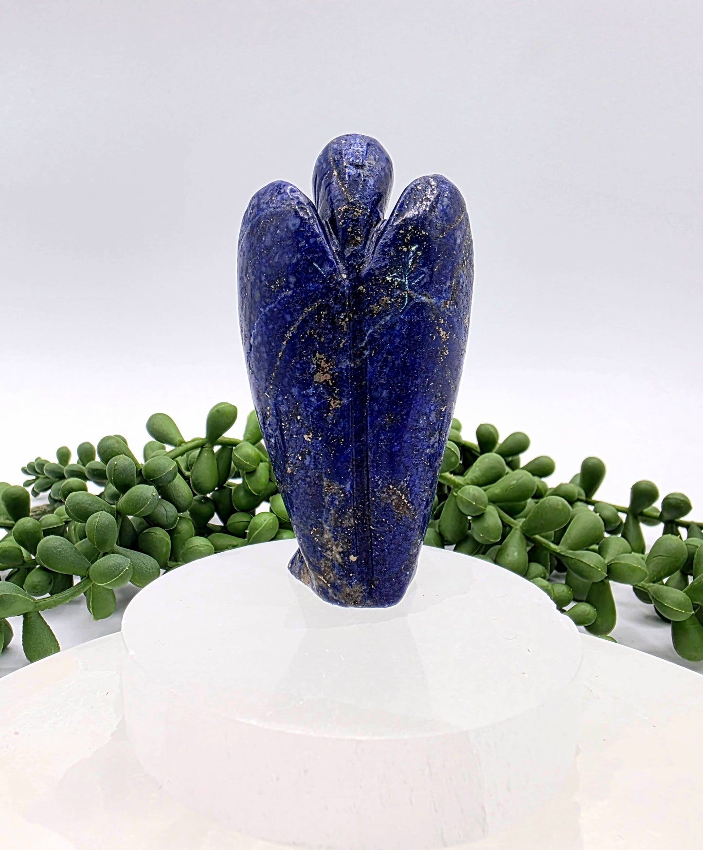 Lapis Lazuli Gemstone Angel Figurine (3")