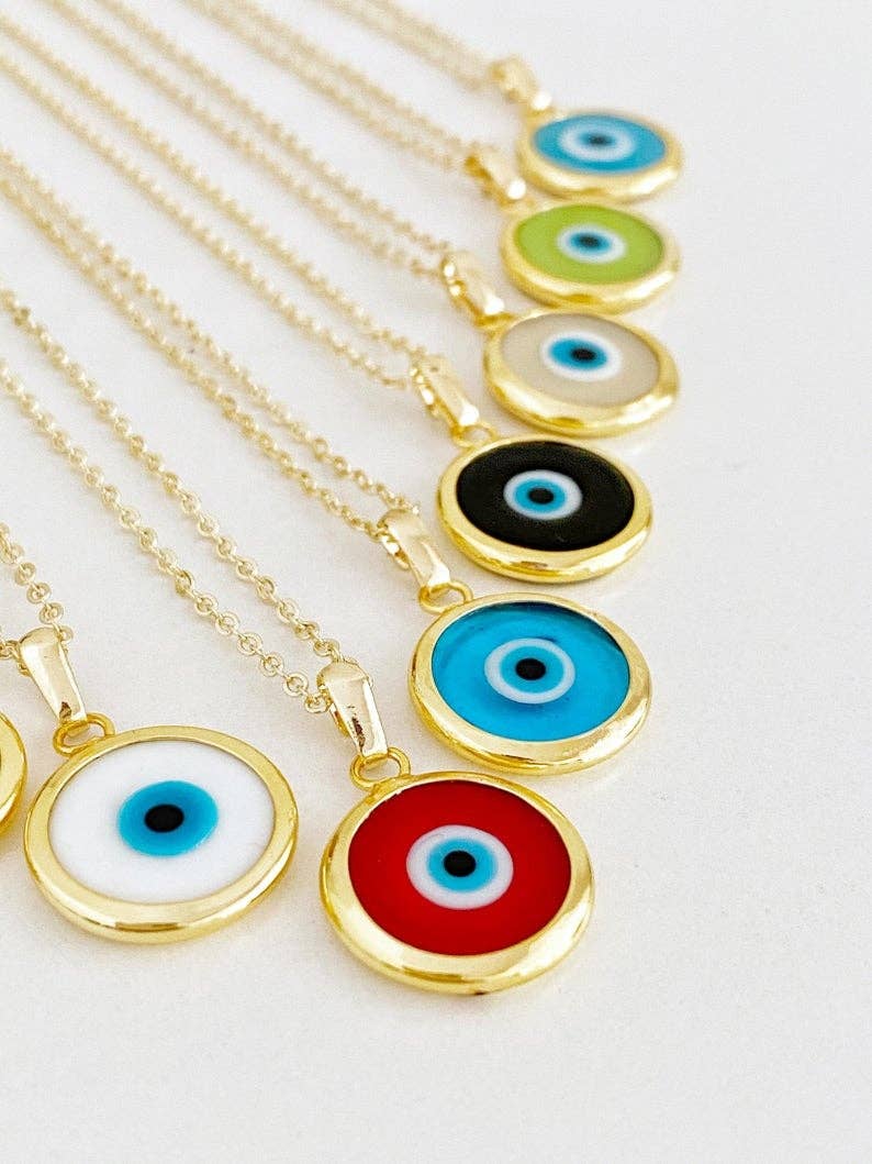 Murano Glass Evil Eye Necklace