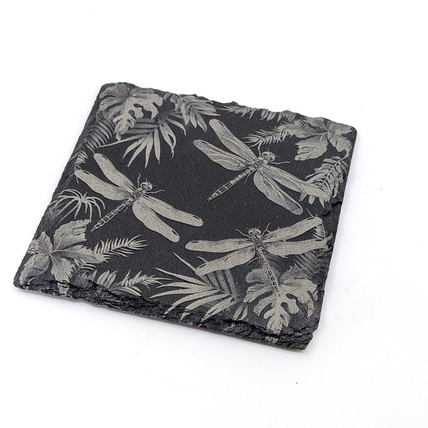 Slate Stone Coaster - Dragonfly A