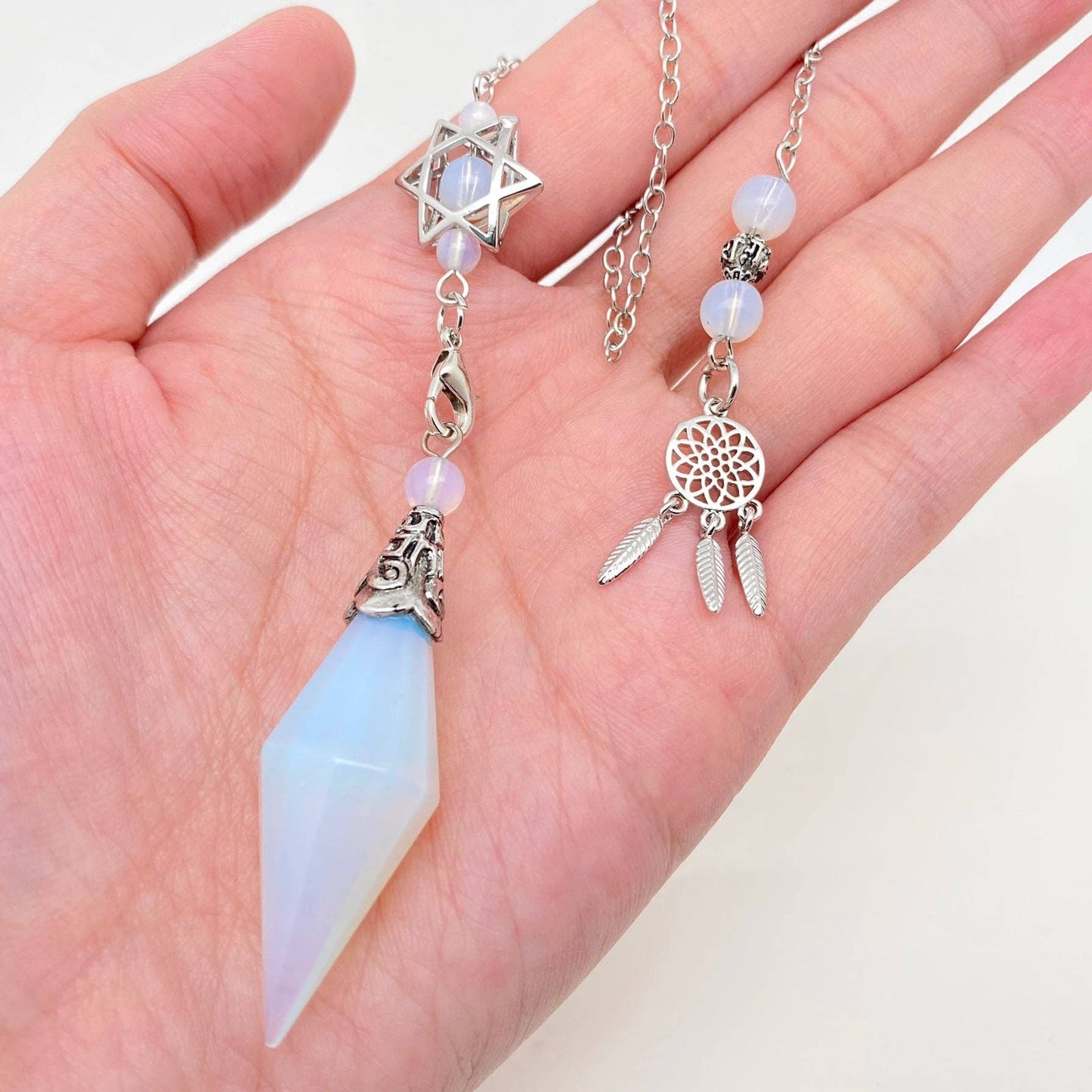 Dream Catcher Chain Conical Chakra Pendulum Charms