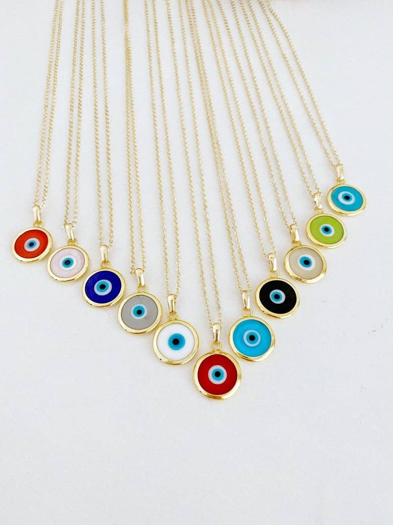 Murano Glass Evil Eye Necklace