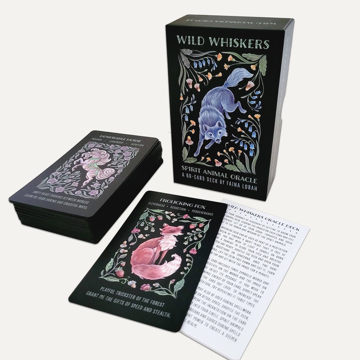 Wild Whiskers Oracle Deck - Spirit Animal Divination Cards