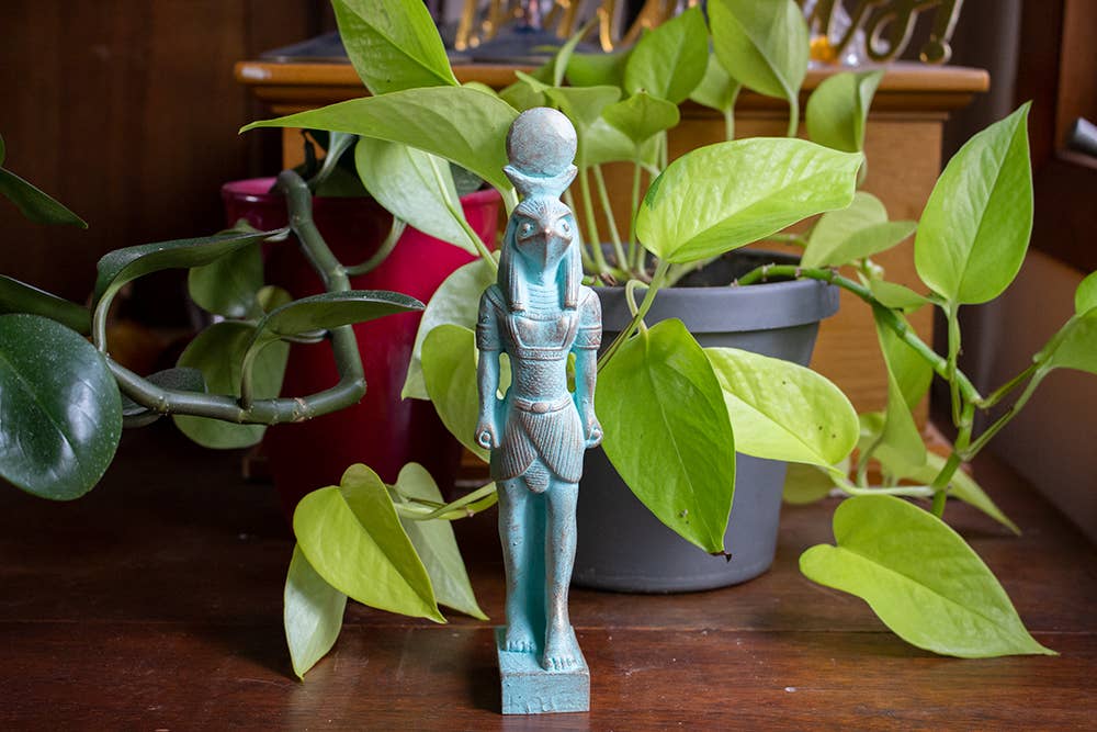 Ra Statue - Patina - 8"