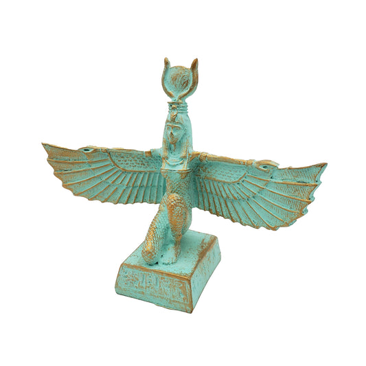 Winged Isis Patina - 6"