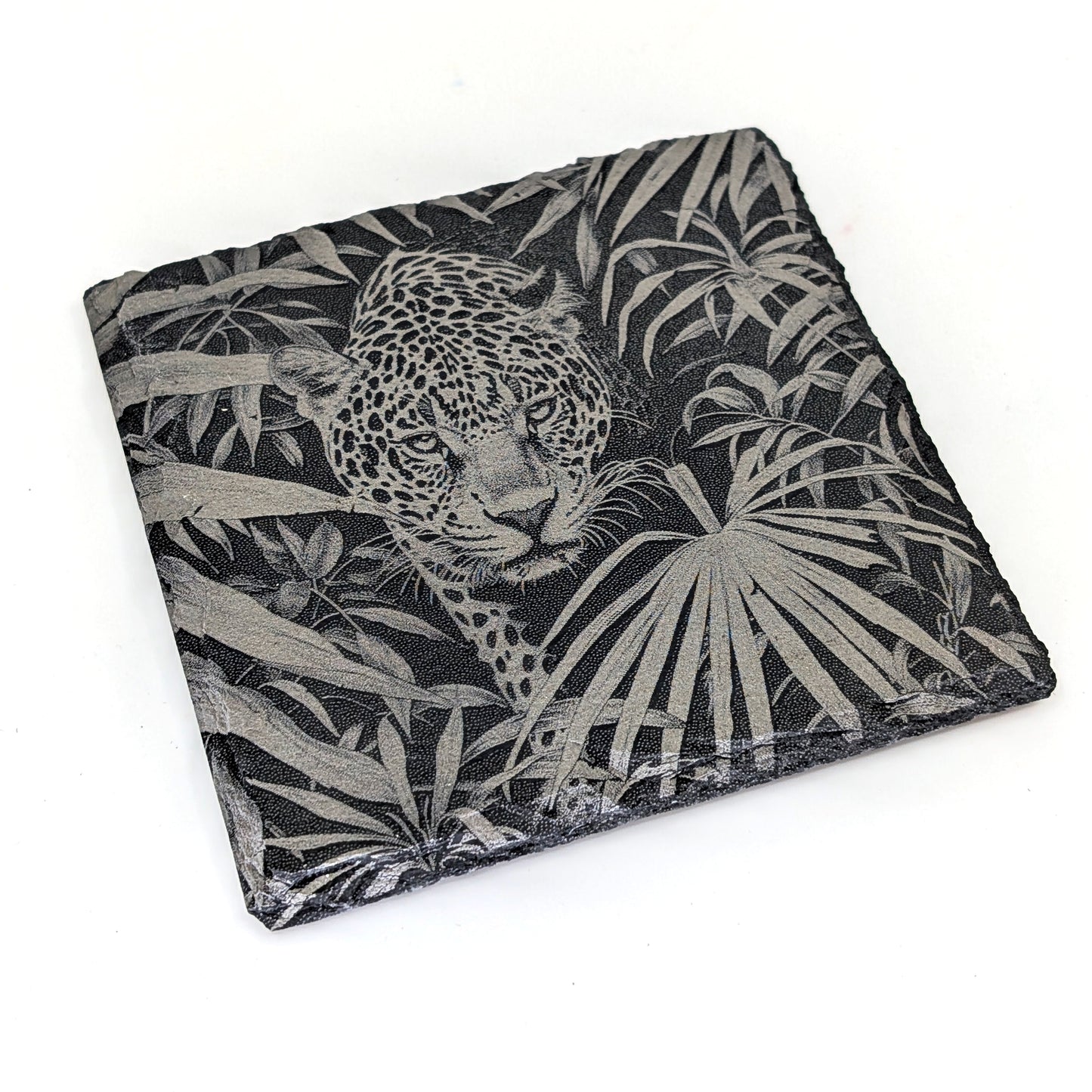Slate Stone Coaster - Leopard