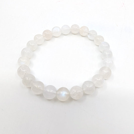 Moonstone 8mm 7.5” Stretch Bracelet