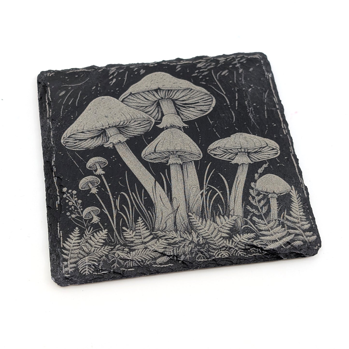 Slate Stone Coaster - Mushroom C