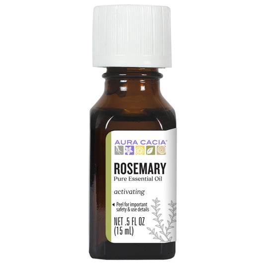 Aura Cacia Rosemary Essential Oil 0.5 fl. oz.