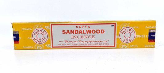 Satya Sandalwood Incense Sticks (15 gm)