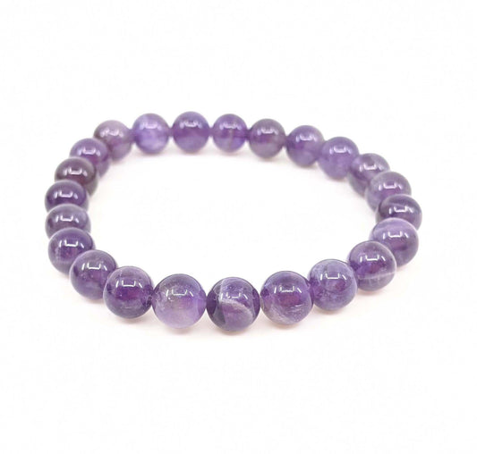 Amethyst 8mm Stretch Bracelet