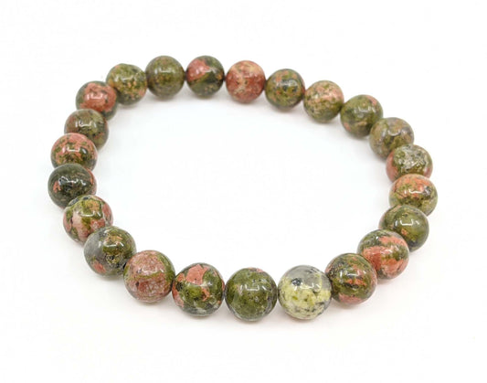 Unakite 8mm Stretch Bracelet