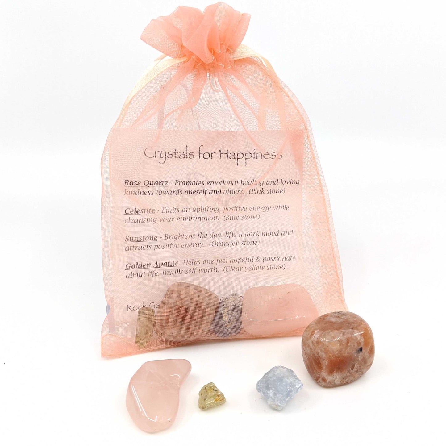 Happiness Energy Stone Pouchl
